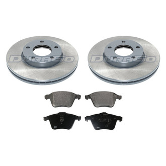 DuraGo® - Titanium Series Plain Front Brake Kit with Ceramic Pads