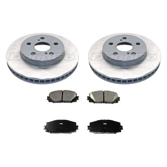 DuraGo® - Titanium Series 1-Piece Plain Brake Kit with Ceramic Brake Pads
