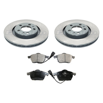 DuraGo® - Titanium Series Plain Brake Kit with Ceramic Pads