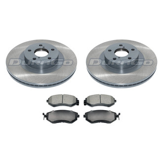 DuraGo® - Titanium Series Plain Front Brake Kit with Ceramic Pads