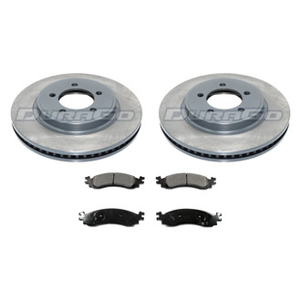 DuraGo® - Titanium Series 1-Piece Plain Brake Kit with Ceramic Brake Pads