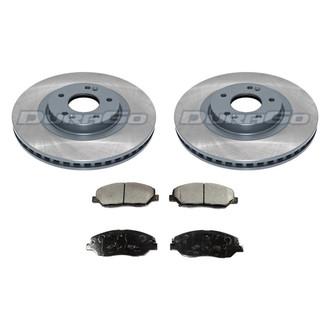 DuraGo® - Titanium Series Plain Front Brake Kit with Ceramic Pads