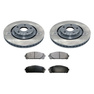 DuraGo® - Titanium Series 1-Piece Plain Brake Kit with Ceramic Brake Pads