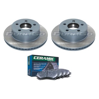 DuraGo® - Titanium Series 1-Piece Plain Brake Kit with Ceramic Brake Pads