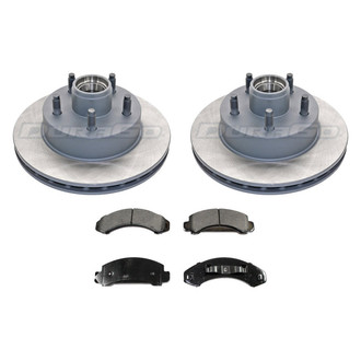DuraGo® - Titanium Series 1-Piece Plain Brake Kit with Ceramic Brake Pads