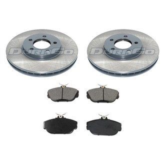 DuraGo® - Titanium Series Plain Front Brake Kit with Ceramic Pads