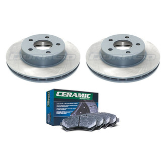 DuraGo® - Titanium Series Plain Front Brake Kit with Ceramic Pads