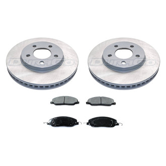 DuraGo® - Titanium Series Plain Front Brake Kit with Ceramic Pads