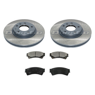 DuraGo® - Titanium Series 1-Piece Plain Brake Kit with Ceramic Brake Pads