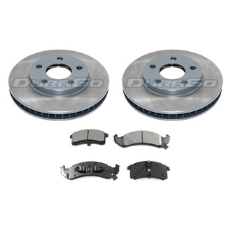 DuraGo® - Titanium Series Plain Front Brake Kit with Ceramic Pads