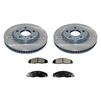 DuraGo® - Titanium Series Plain Front Brake Kit with Ceramic Pads
