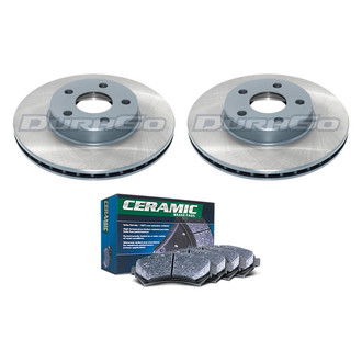 DuraGo® - Titanium Series 1-Piece Plain Brake Kit with Ceramic Brake Pads