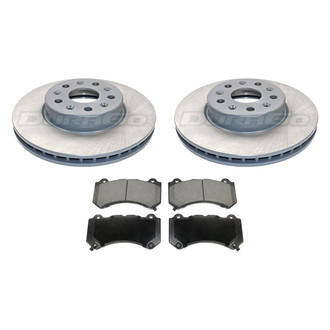 DuraGo® - Titanium Series 1-Piece Plain Brake Kit with Ceramic Brake Pads