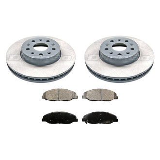 DuraGo® - Titanium Series Plain Front Brake Kit with Ceramic Pads