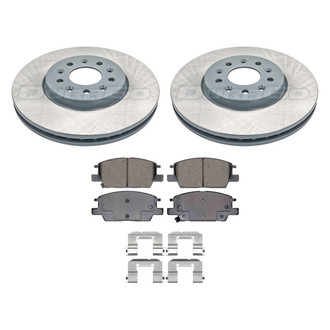 DuraGo® - Titanium Series Plain Front Brake Kit with Ceramic Pads