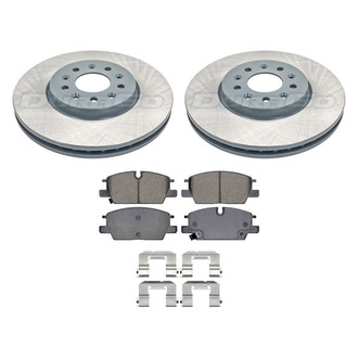 DuraGo® - Titanium Series Plain Front Brake Kit with Ceramic Pads
