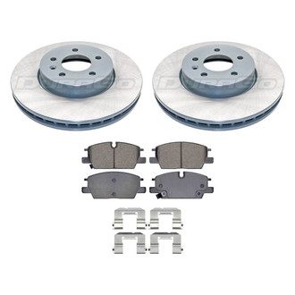 DuraGo® - Titanium Series 1-Piece Plain Brake Kit with Ceramic Brake Pads