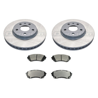 DuraGo® - Titanium Series Plain Front Brake Kit with Ceramic Pads