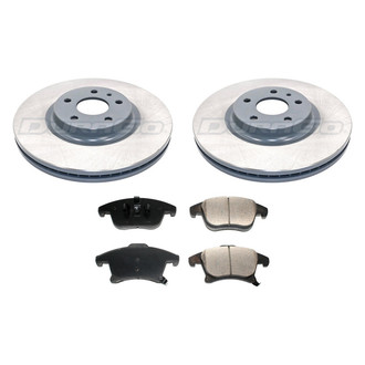 DuraGo® - Titanium Series Plain Front Brake Kit with Ceramic Pads