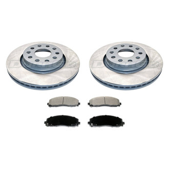 DuraGo® - Titanium Series 1-Piece Plain Brake Kit with Ceramic Brake Pads
