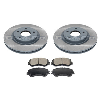 DuraGo® - Titanium Series 1-Piece Plain Brake Kit with Ceramic Brake Pads