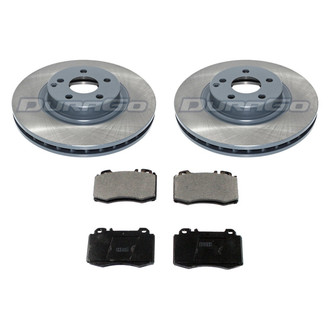 DuraGo® - Titanium Series Plain Front Brake Kit with Ceramic Pads