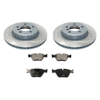 DuraGo® - Titanium Series 1-Piece Plain Brake Kit with Ceramic Brake Pads