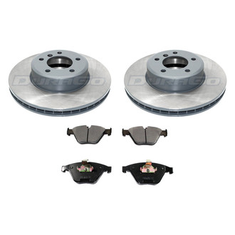 DuraGo® - Titanium Series 1-Piece Plain Brake Kit with Ceramic Brake Pads