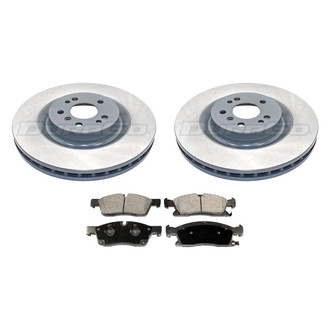 DuraGo® - Titanium Series Plain Brake Kit with Ceramic Pads