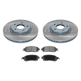 DuraGo® - Titanium Series 1-Piece Plain Brake Kit with Ceramic Brake Pads
