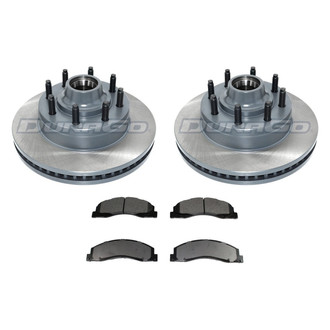 DuraGo® - Titanium Series Plain Front Brake Kit with Ceramic Pads