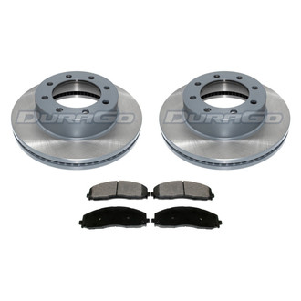 DuraGo® - Titanium Series 1-Piece Plain Brake Kit with Ceramic Brake Pads