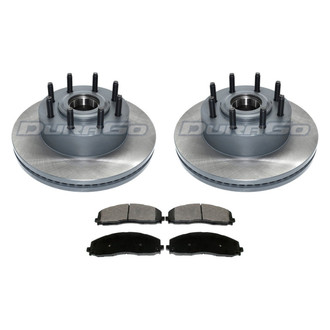 DuraGo® - Titanium Series Plain Front Brake Kit with Ceramic Pads