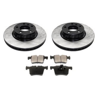 DuraGo® - Electrophoretic Coated 1-Piece Plain Brake Kit with Ceramic Brake Pads