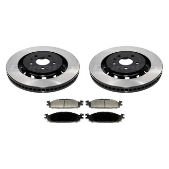 DuraGo® - Municipal Series Plain Front Brake Kit with Ceramic Pads