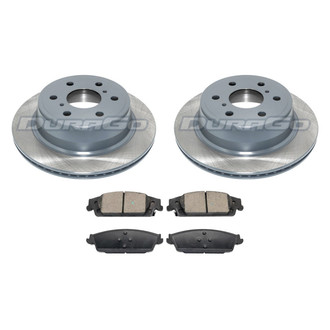 DuraGo® - 1-Piece Plain Brake Kit with Ceramic Brake Pads