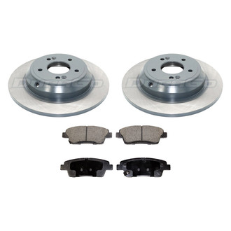 DuraGo® - Plain Rear Brake Kit with Ceramic Pads