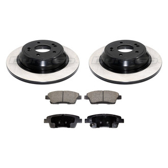 DuraGo® - Plain Rear Brake Kit with Ceramic Pads