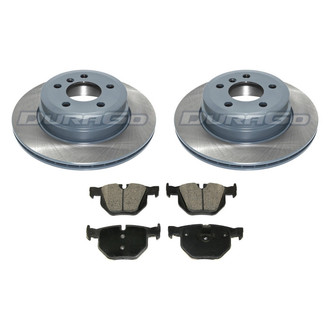 DuraGo® - 1-Piece Plain Brake Kit with Ceramic Brake Pads