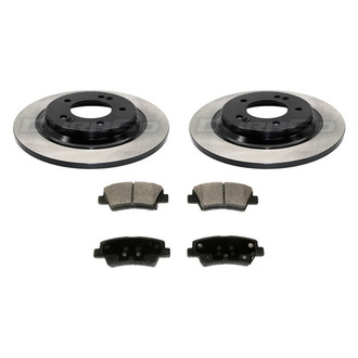 DuraGo® - Plain Rear Brake Kit with Ceramic Pads
