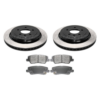 DuraGo® - 1-Piece Plain Brake Kit with Ceramic Brake Pads