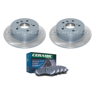 DuraGo® - Plain Rear Brake Kit with Ceramic Pads