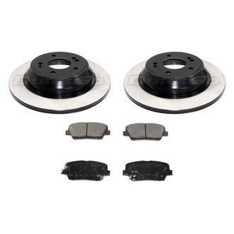 DuraGo® - Plain Rear Brake Kit with Ceramic Pads