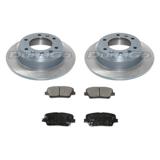 DuraGo® - 1-Piece Plain Brake Kit with Ceramic Brake Pads