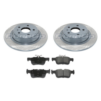 DuraGo® - Plain Rear Brake Kit with Ceramic Pads