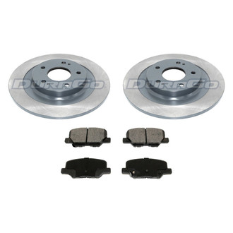 DuraGo® - 1-Piece Plain Brake Kit with Ceramic Brake Pads