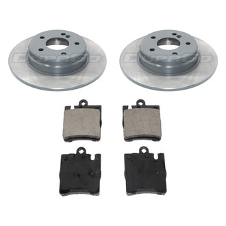 DuraGo® - Plain Rear Brake Kit with Ceramic Pads