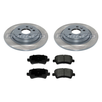DuraGo® - 1-Piece Plain Brake Kit with Ceramic Brake Pads
