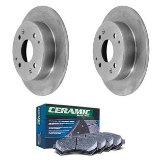 DuraGo® - Plain Rear Brake Kit with Ceramic Pads