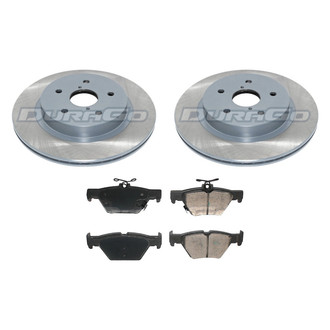 DuraGo® - 1-Piece Plain Brake Kit with Ceramic Brake Pads